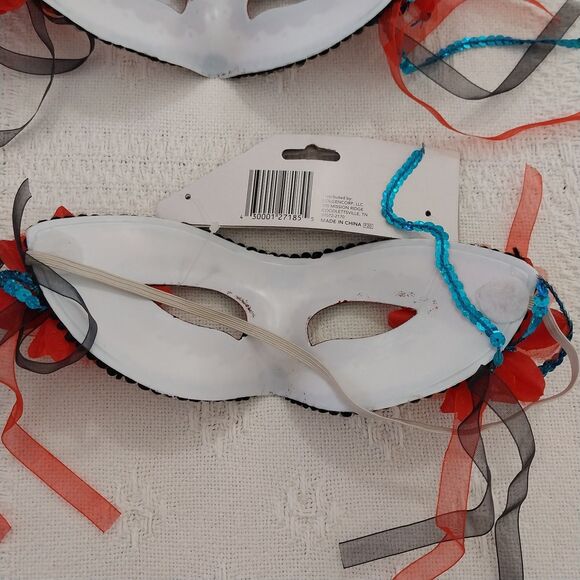 4 Masqerade Masks 3 Day Of The Dead And 1 Unicorn All New #C026 - Picture 10 of 12